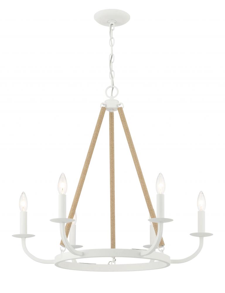 LANTON - 6 LIGHTS CHANDELIER