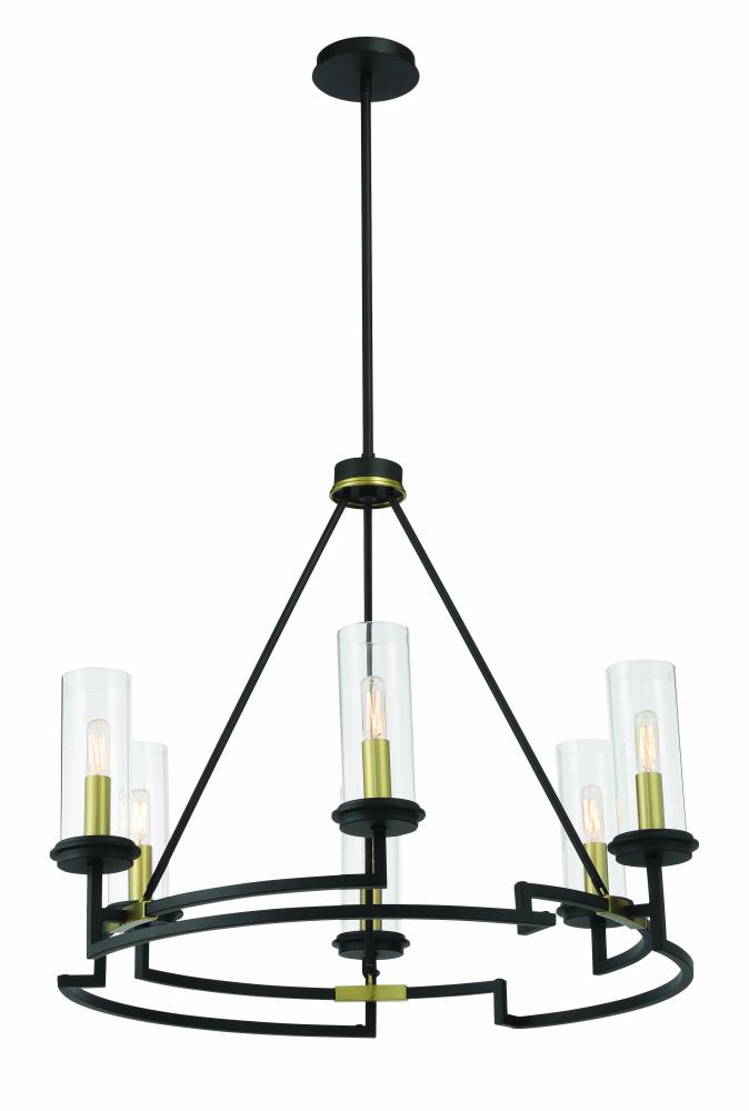 HILLSTONE  - 6 LIGHT CHANDELIER