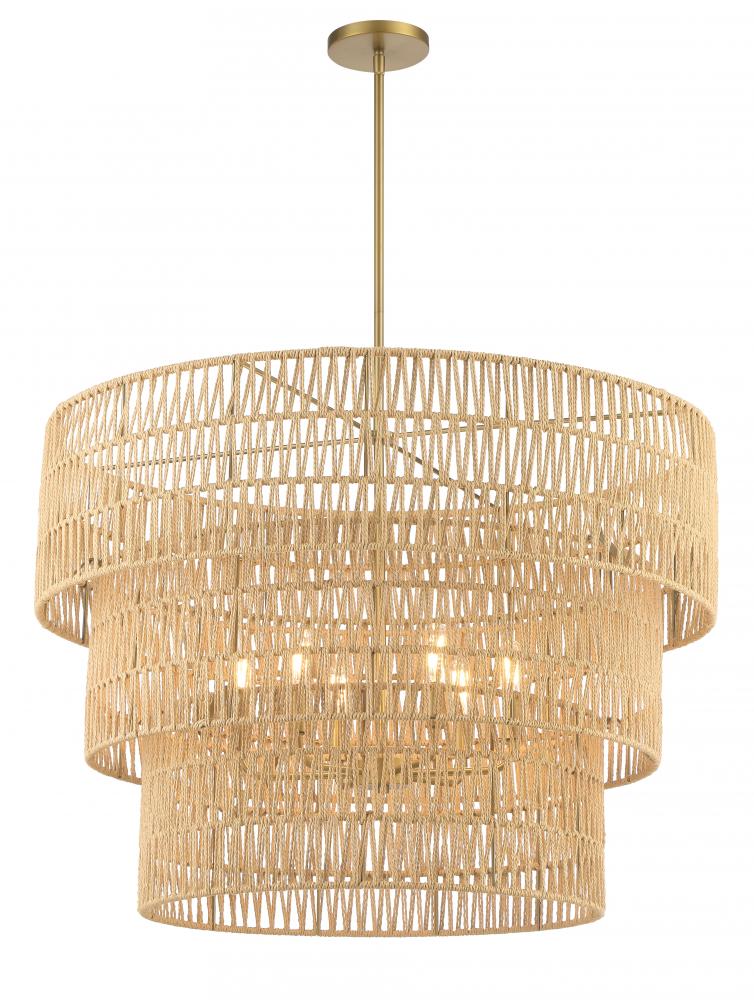 BUNGALOW HEAVEN - 6 LIGHT PENDANT