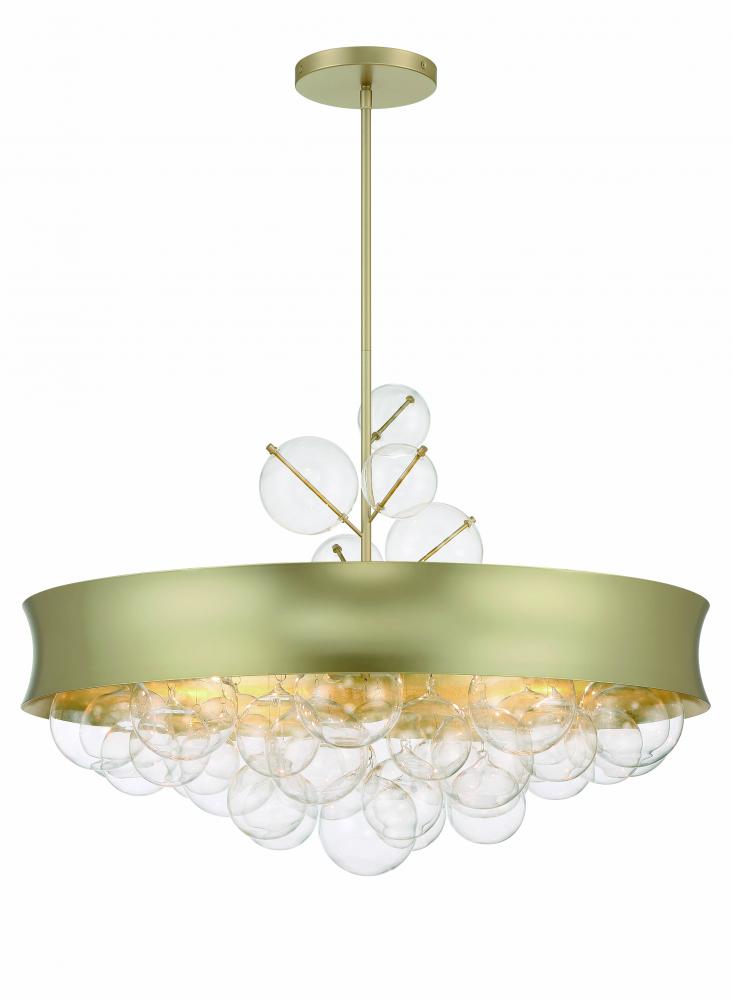 VERDI SQUARE - 25" 8 LIGHT CONVERTIBLE PENDANT