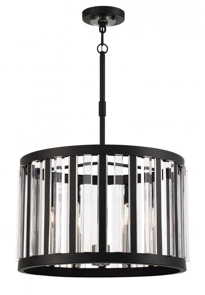 MAJESTIC SPLENDOR - 6 LIGHT PENDANT FIXTURE IN METAL
