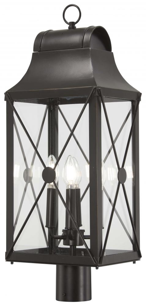 DE LUZ 4 LIGHT - POST MOUNT