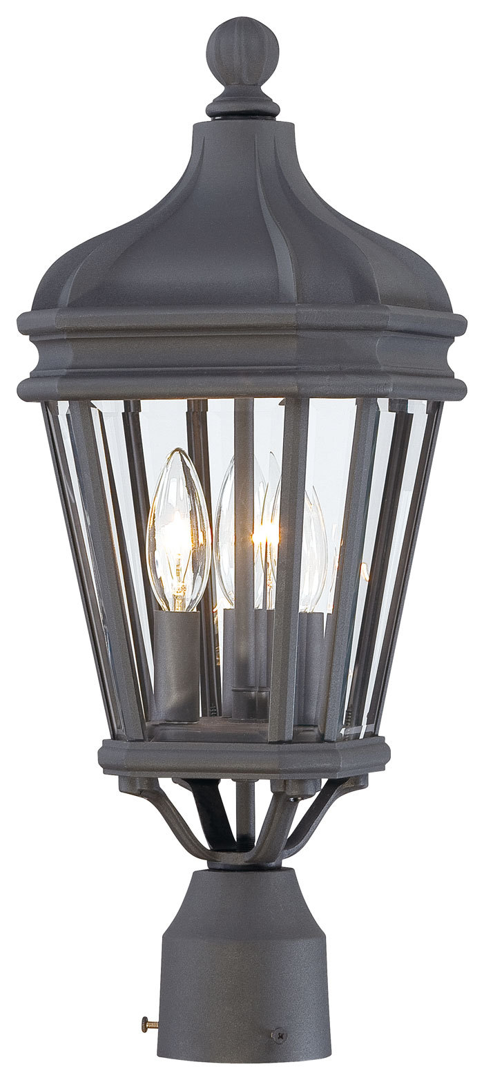HARRISON™ - 3 LIGHT OUTDOOR POST MOUNT