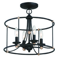Minka-Lavery 1049-677 - WESTCHESTER COUNTY - 4 LIGHT SEMI FLUSH