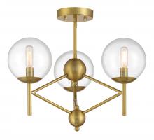 Minka-Lavery 2799-695 - AURESA - 3 LIGHT SEMI FLUSH
