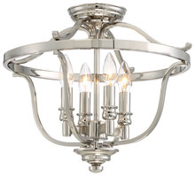 Minka-Lavery 3296-613 - AUDREY'S POINT - 4 LIGHT SEMI FLUSH
