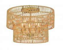 Minka-Lavery 5043-695 - BUNGALOW HEAVEN - 20" 5 LIGHT FLUSH MOUNT