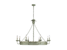 Golden 0838-8 VS - Finley 8-Light Chandelier in Vintage Sage
