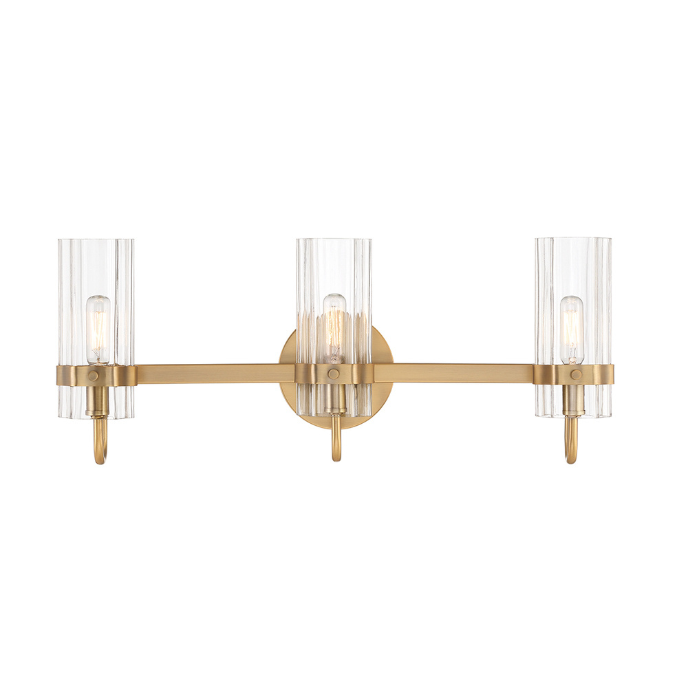 BROOK, 4LT VANITY BRASS