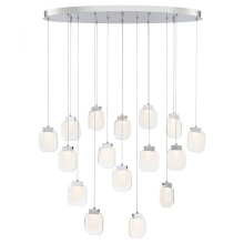 Eurofase 37194-027 - PAGET,16LT OVAL LED CHAND,CHR