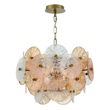 Eurofase 44571-016 - SUE-ANNE,6LT CHANDELIER,BRA