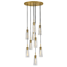 Fredrick Ramond Merchant FR31104HBR-CL - Large Adjustable Pendant
