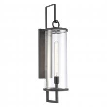 ELK Home 89494/1 - Hopkins 30'' High 1-Light Outdoor Sconce - Charcoal Black